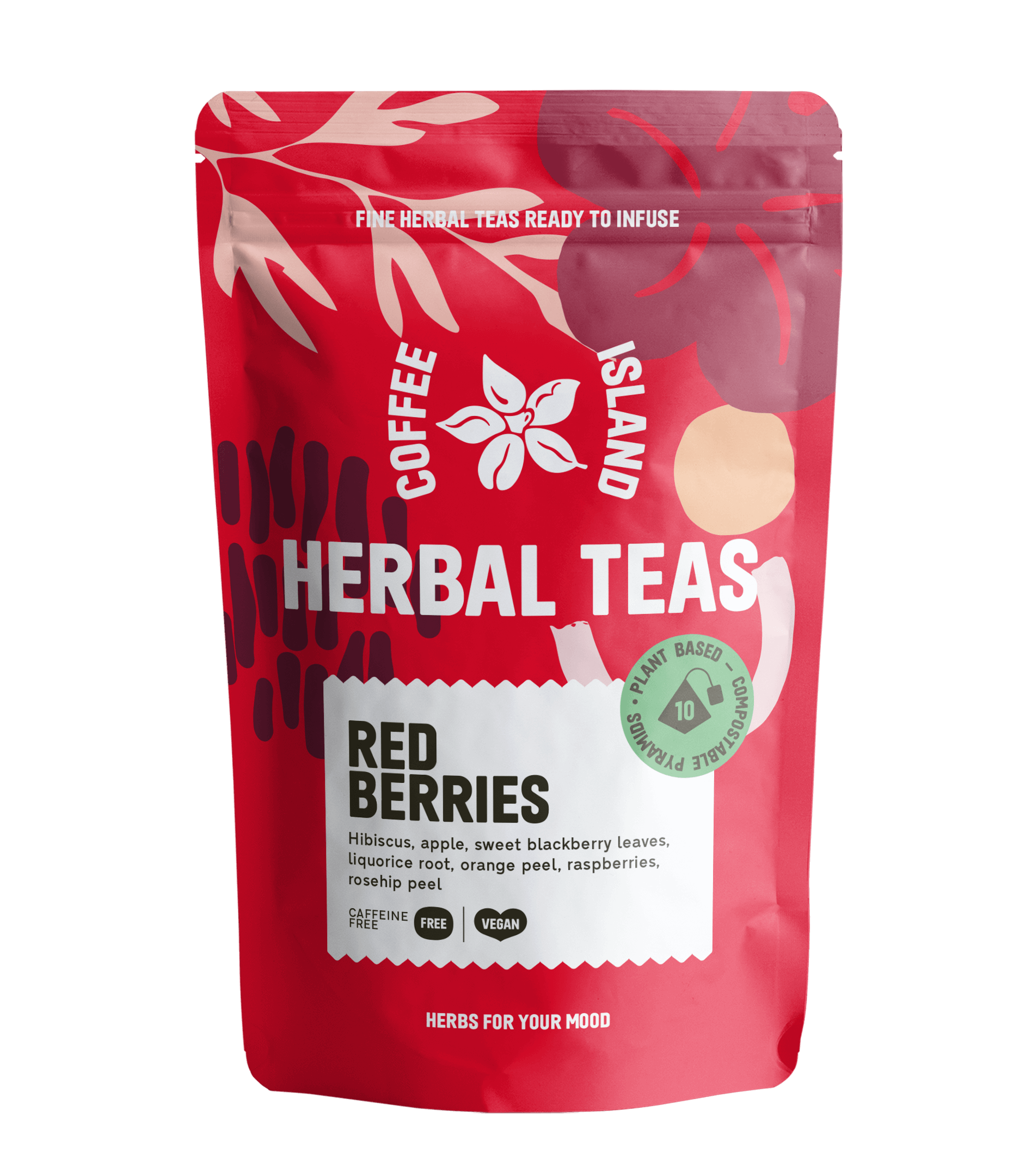 Tisane Pyramide Fruits Rouges d'Été (10 pcs)