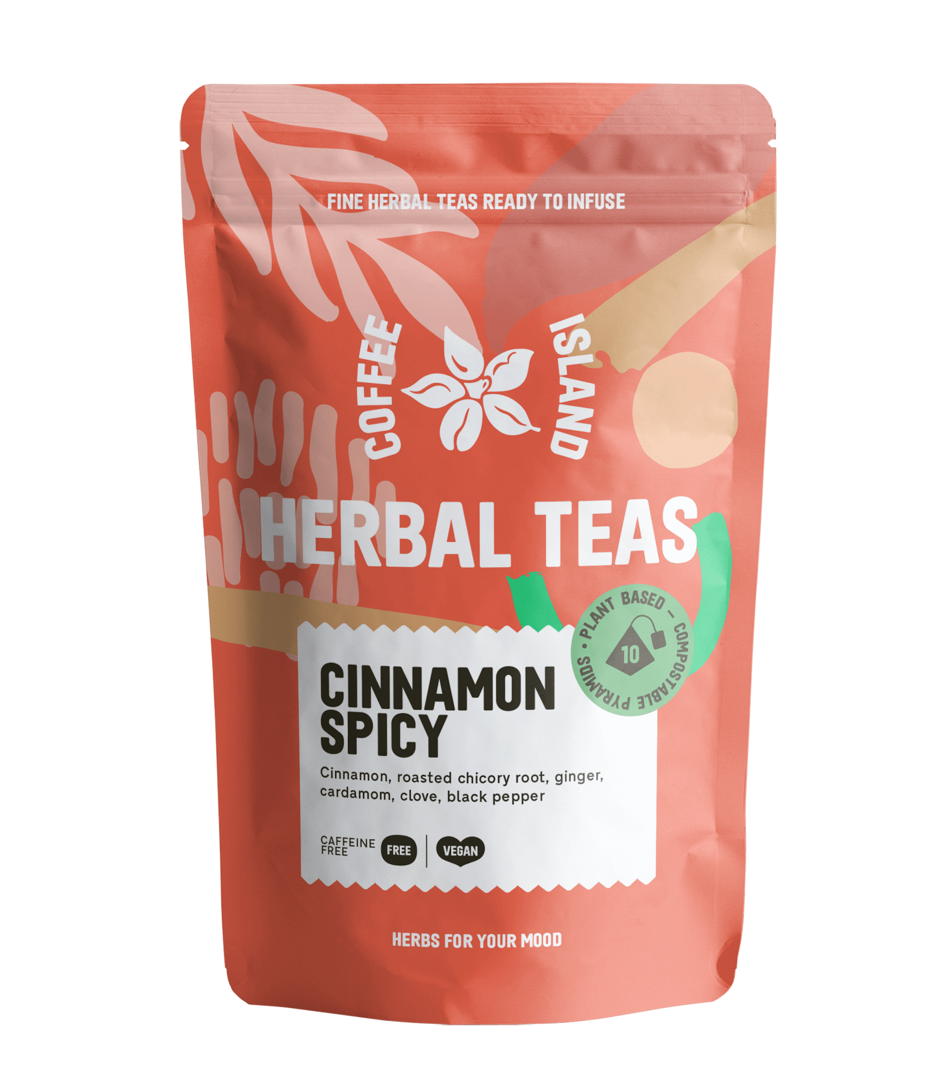 Tisane épicée à la cannelle pyramidale (10 pièces)