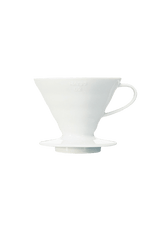 Porte-filtre V60 en céramique blanc