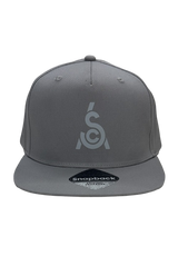 Casquette Snapback SCA 100% coton, gris clair