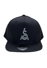 Casquette Snapback SCA 100% coton, gris foncé