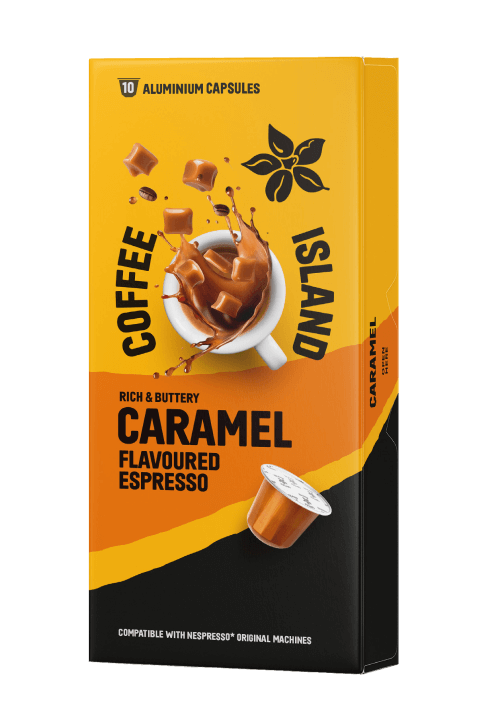 Capsules en aluminium Espresso Caramel (10 pièces)