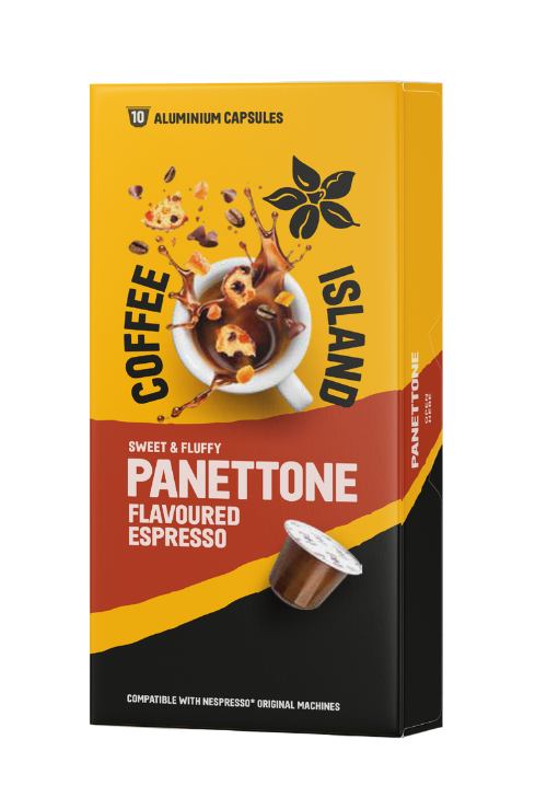 Capsules en aluminium Espresso Panettone (10 pièces)