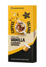 Capsules en aluminium Espresso Vanille (10 pièces)