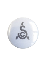 Épingle SCA Barista 38 mm, blanche