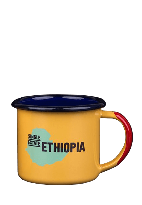 Tasse en émail d'Éthiopie 250 ml