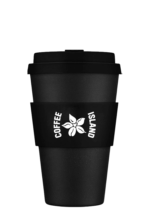 Gobelet réutilisable noir 16 oz