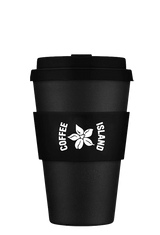 Gobelet réutilisable noir 16 oz