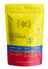 Haricots préemballés Single Estate Colombia Huila 200 g